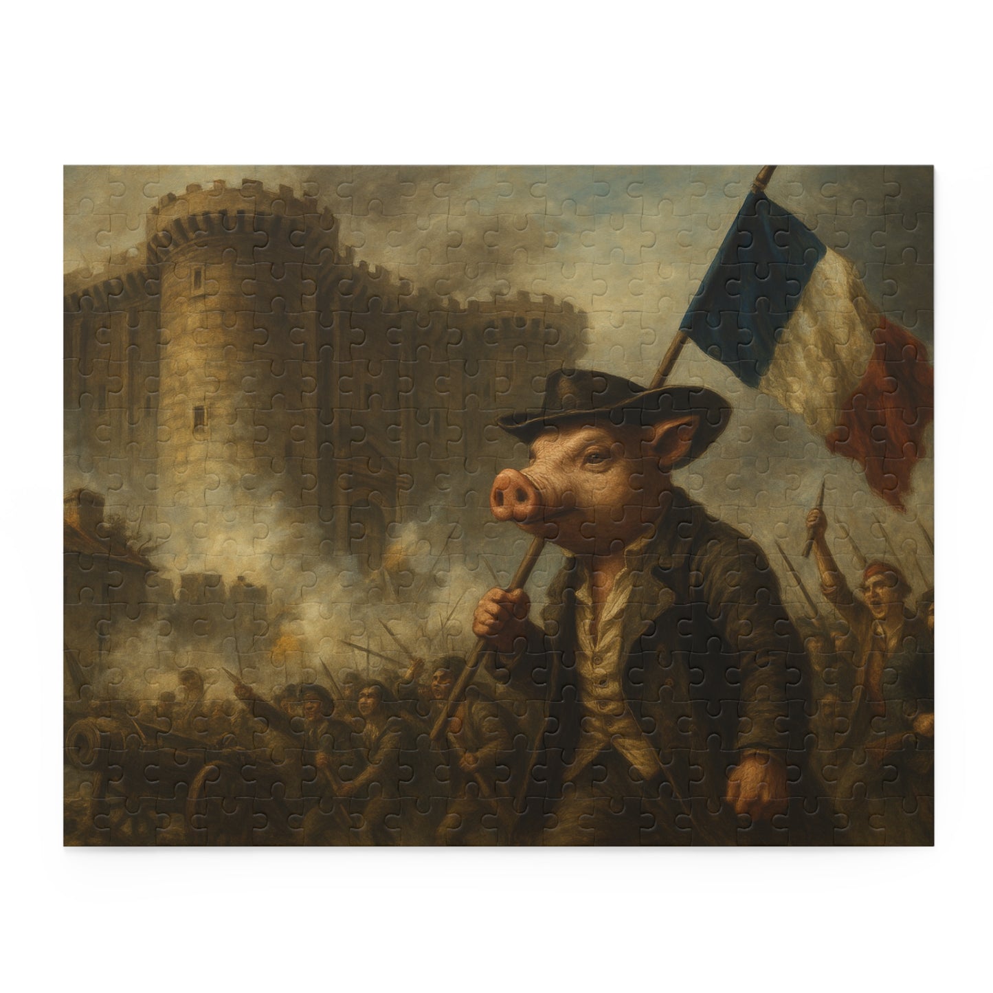 John Pork Leads the Bastille Charge (120/252/500-Piece)