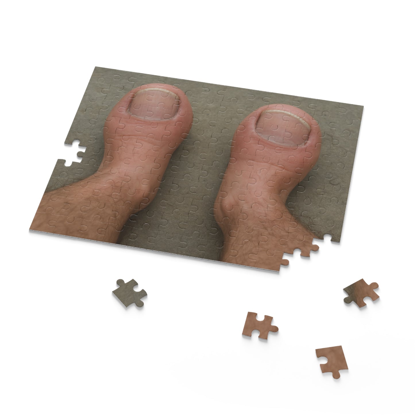 Hyperreal Big Toe Puzzle — The Ultimate Oddball Gift (120/252/500-Piece)