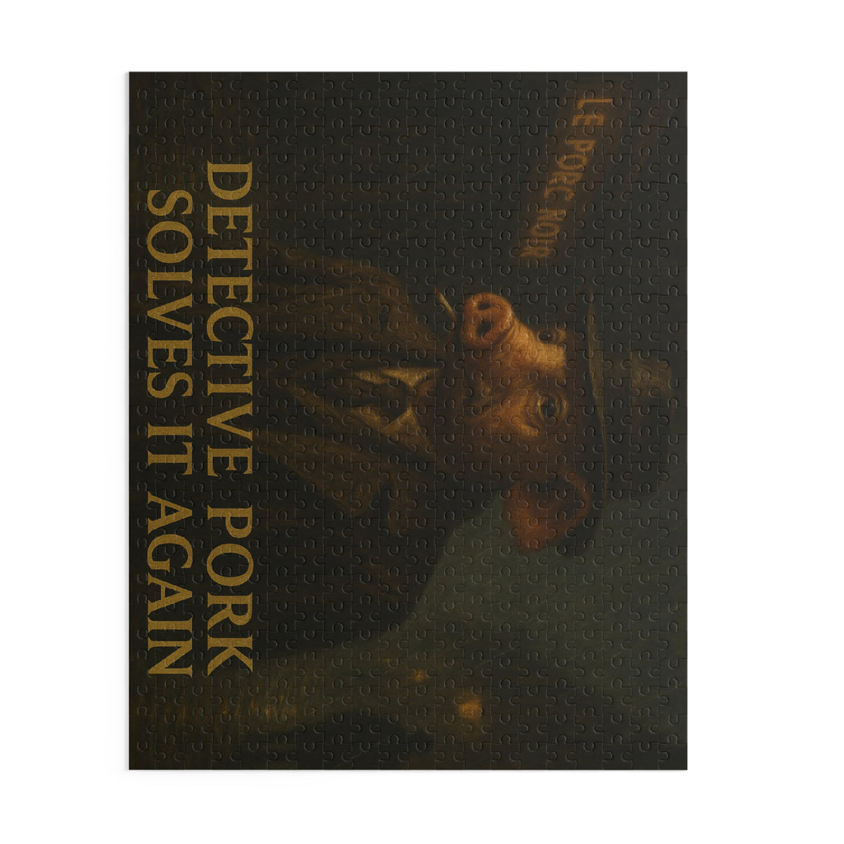 Detective John Pork Puzzle - 120/252/500-Piece Mystery Jigsaw