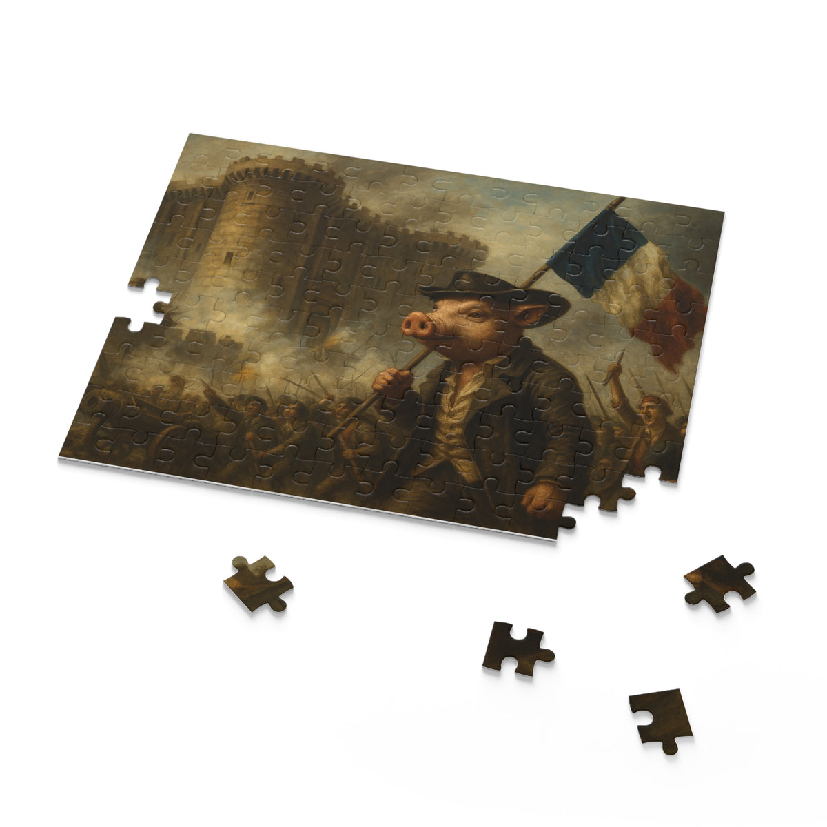 John Pork Leads the Bastille Charge (120/252/500-Piece)