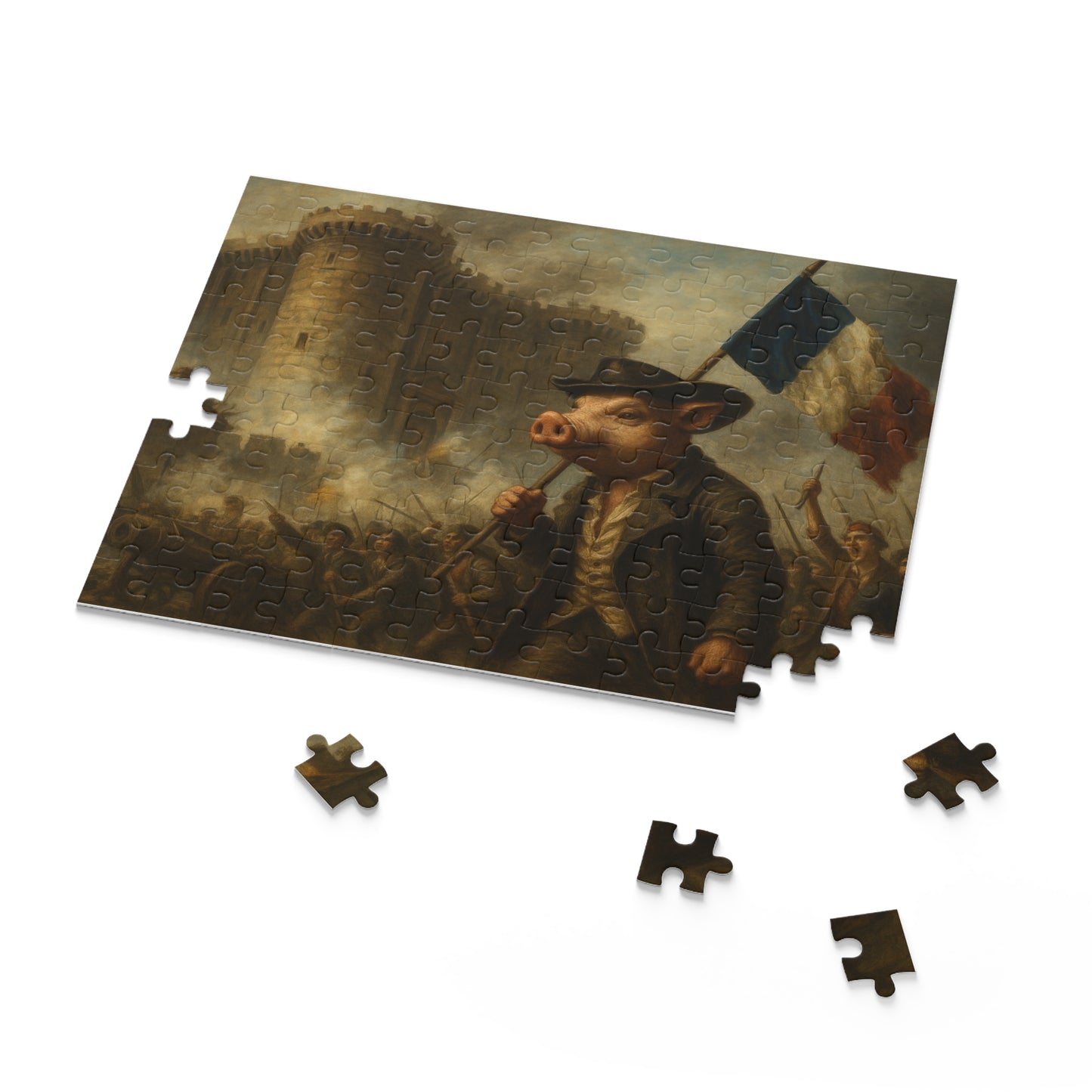 John Pork Leads the Bastille Charge (120/252/500-Piece)