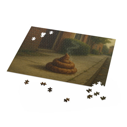 The Legendary Sidewalk Relic — Hyperreal Urban Poop Puzzle (120/252/500-Piece)