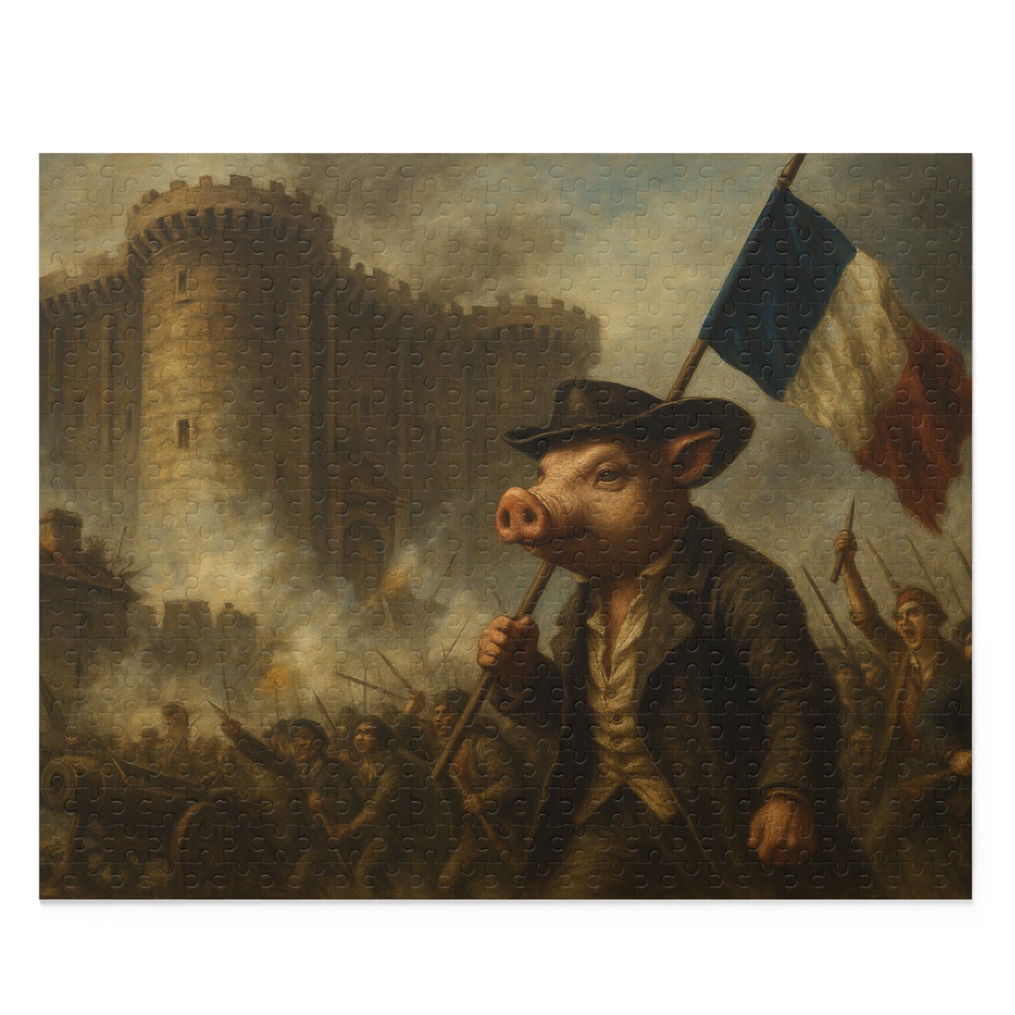 John Pork Leads the Bastille Charge (120/252/500-Piece)