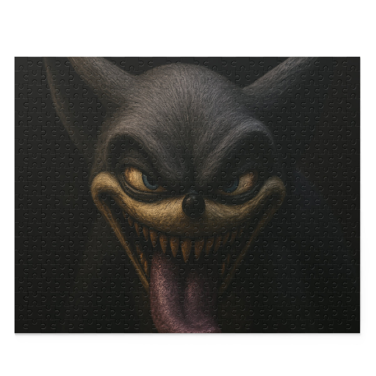 I Am in Your Wall Puzzle — Grinning Dark Beast Portrait (120/252/500-Piece