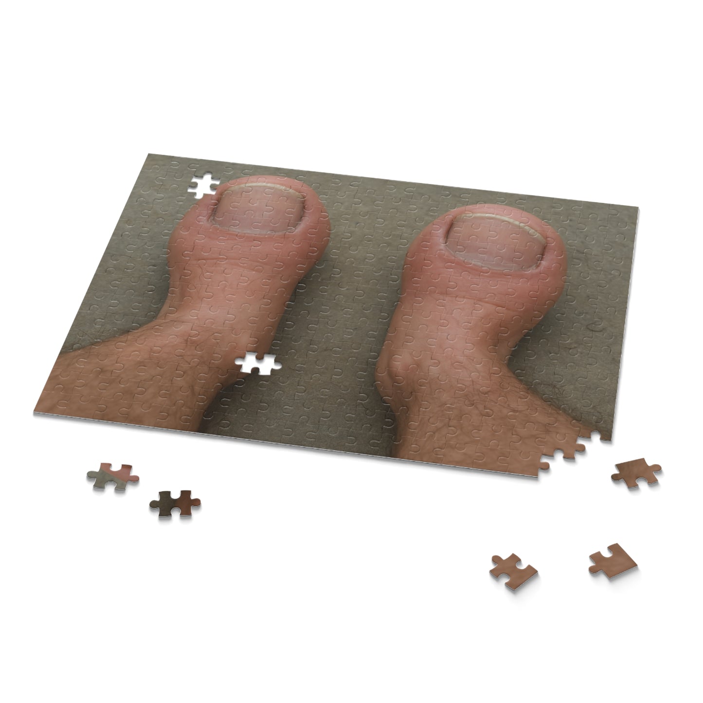 Hyperreal Big Toe Puzzle — The Ultimate Oddball Gift (120/252/500-Piece)