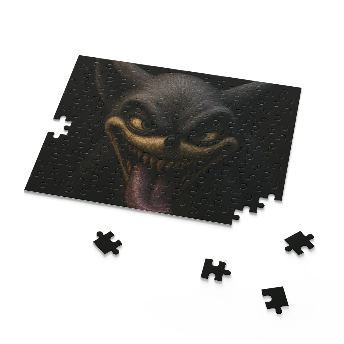 I Am in Your Wall Puzzle — Grinning Dark Beast Portrait (120/252/500-Piece