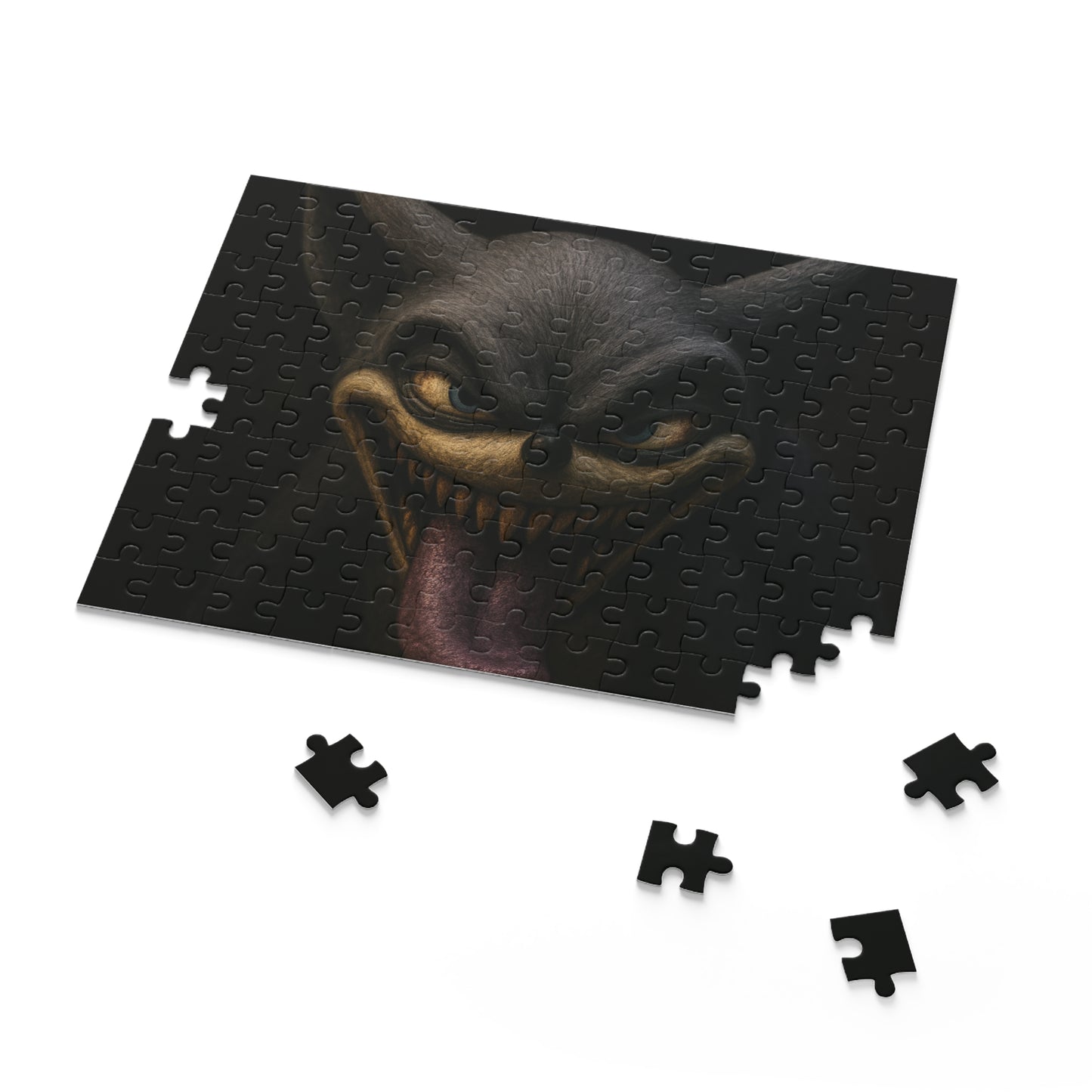 I Am in Your Wall Puzzle — Grinning Dark Beast Portrait (120/252/500-Piece