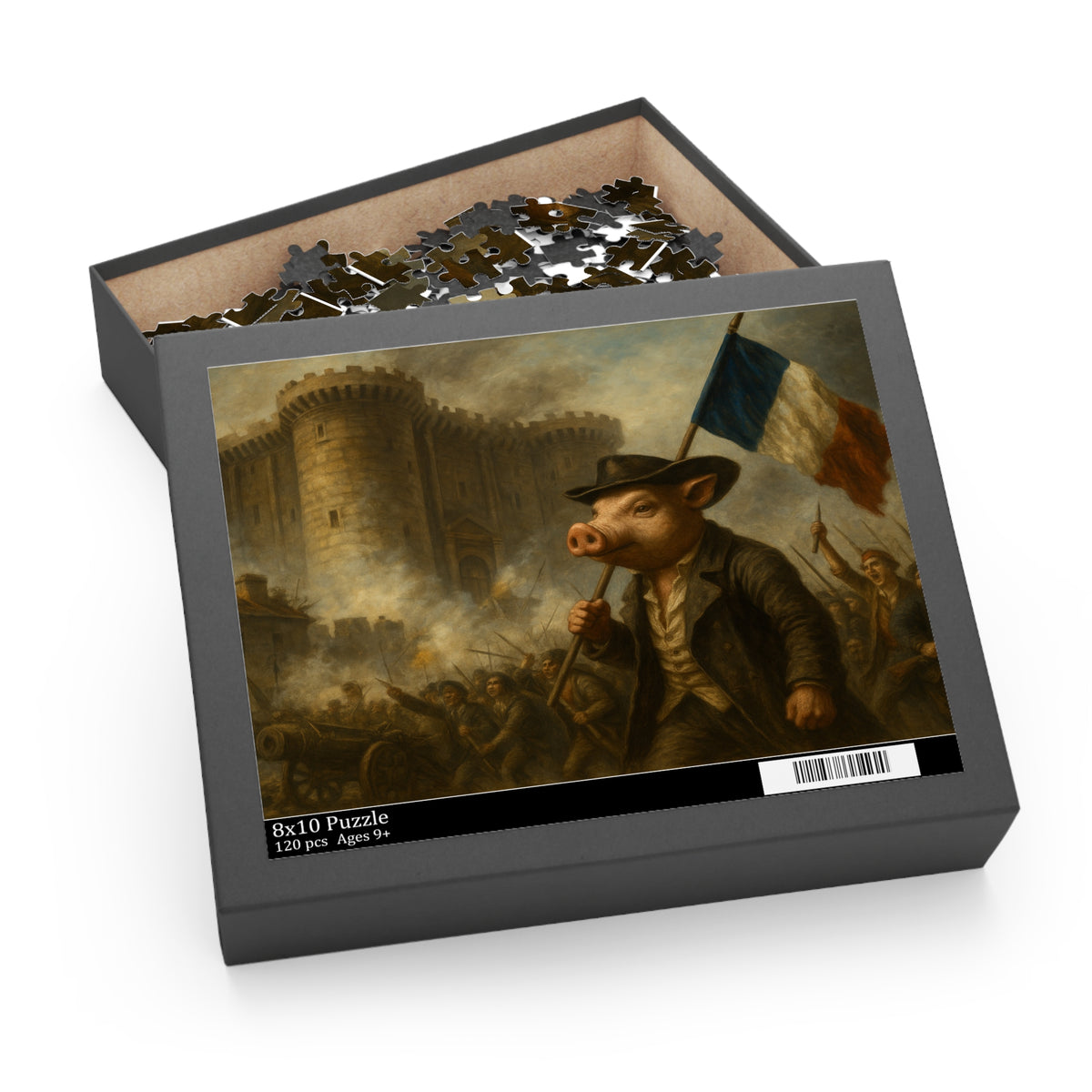 John Pork Leads the Bastille Charge (120/252/500-Piece)