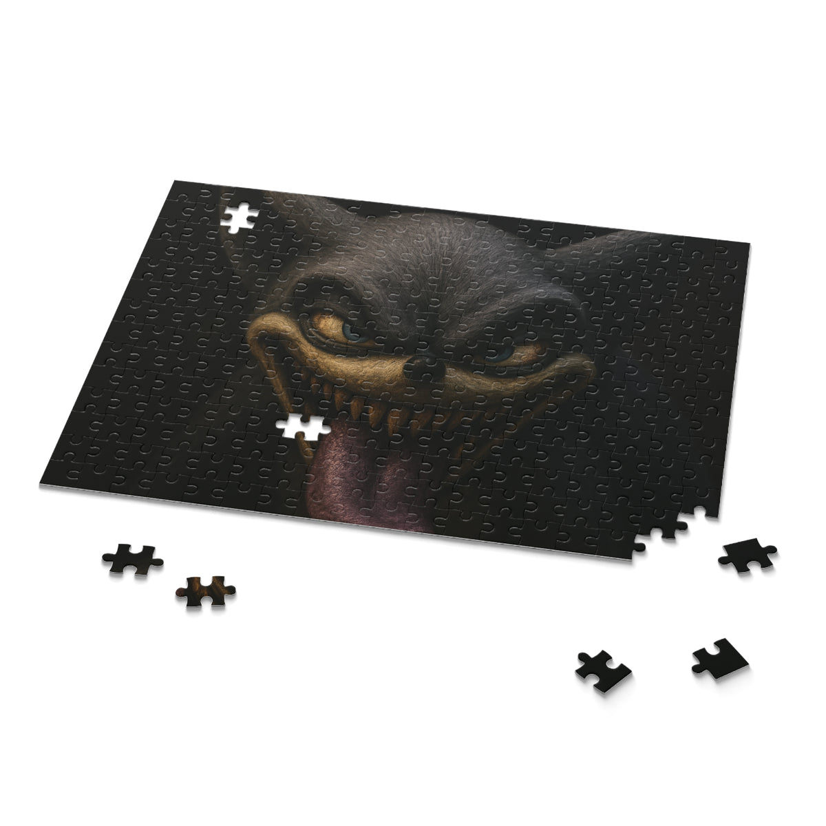 I Am in Your Wall Puzzle — Grinning Dark Beast Portrait (120/252/500-Piece