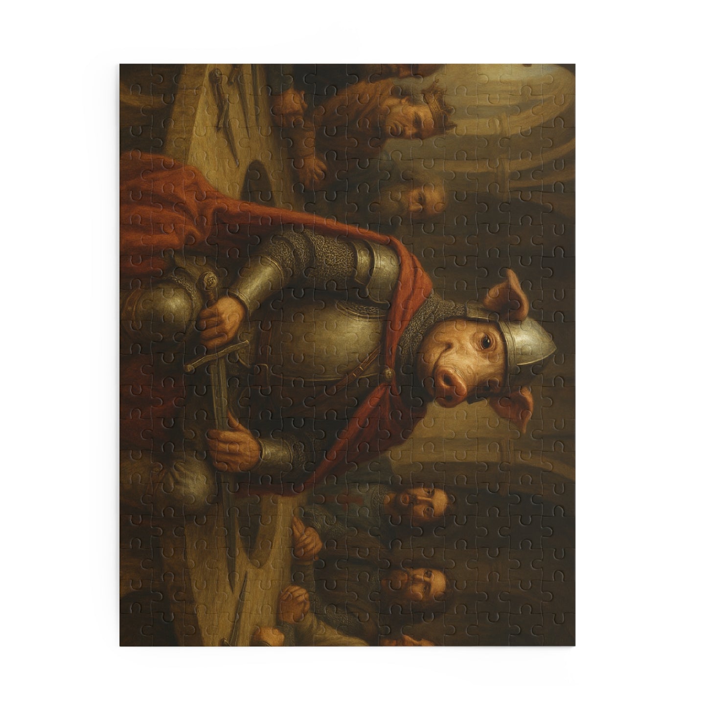 sir John Pork at the round table   (120, 252, 500-Piece)