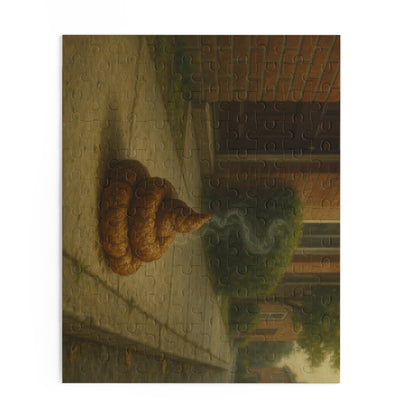 The Legendary Sidewalk Relic — Hyperreal Urban Poop Puzzle (120/252/500-Piece)