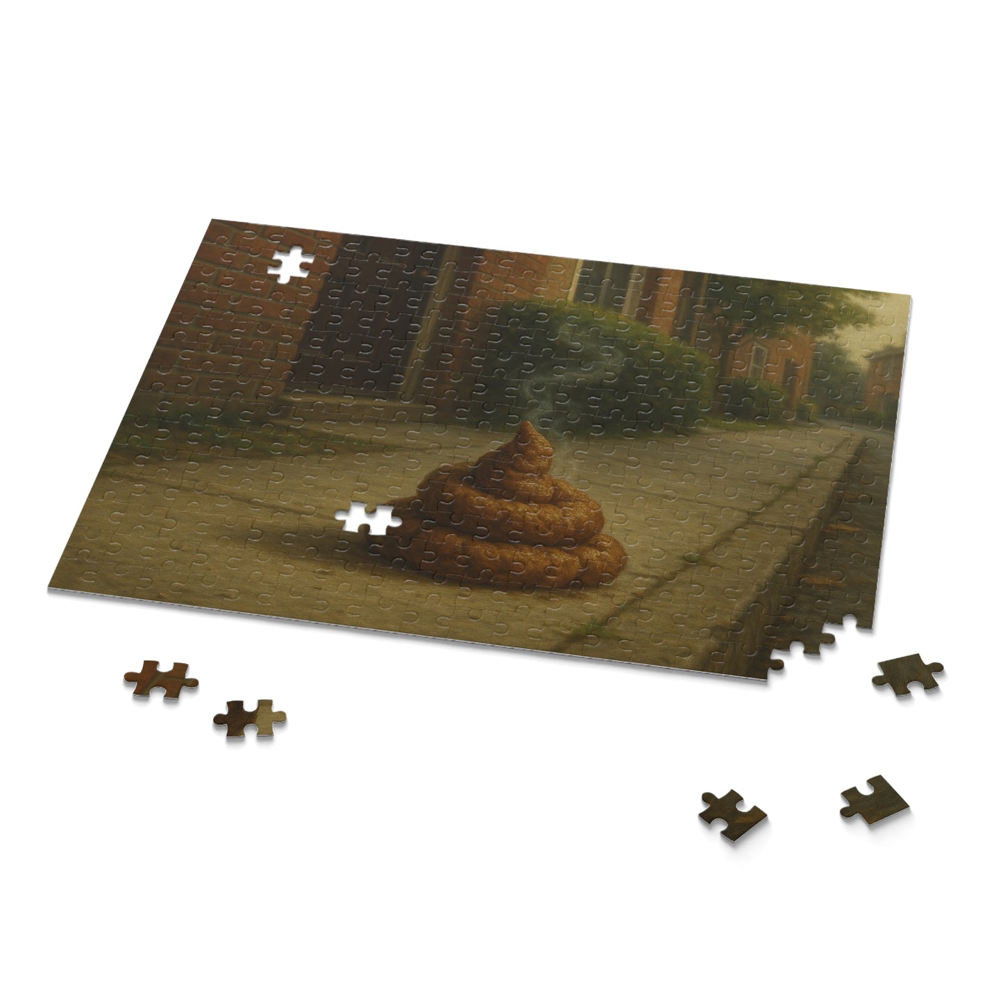 The Legendary Sidewalk Relic — Hyperreal Urban Poop Puzzle (120/252/500-Piece)