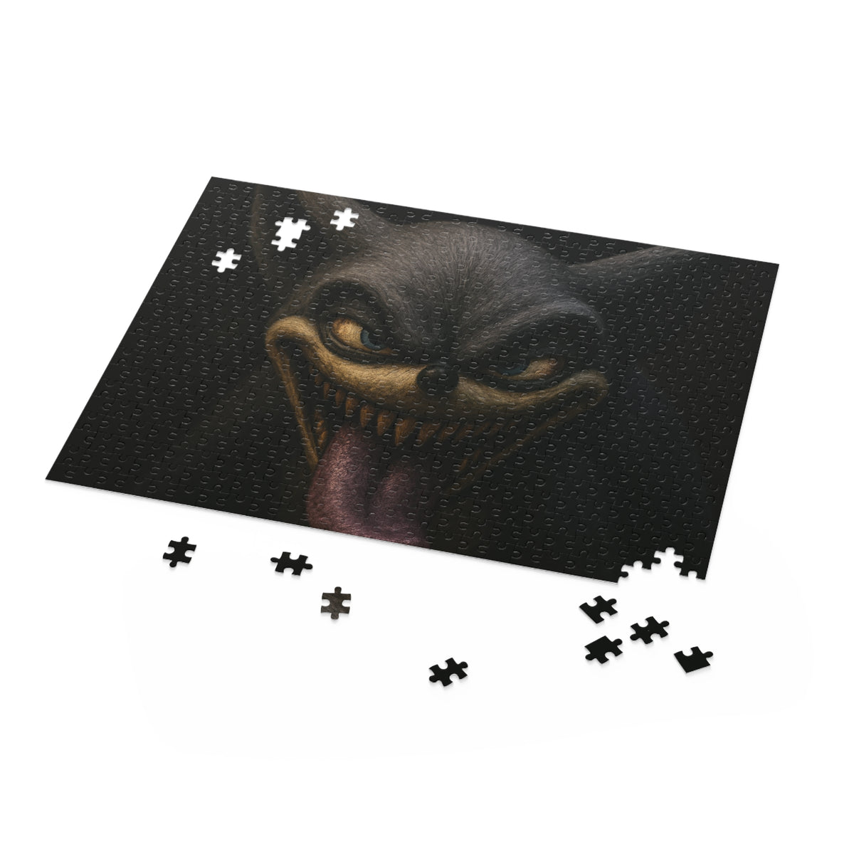 I Am in Your Wall Puzzle — Grinning Dark Beast Portrait (120/252/500-Piece