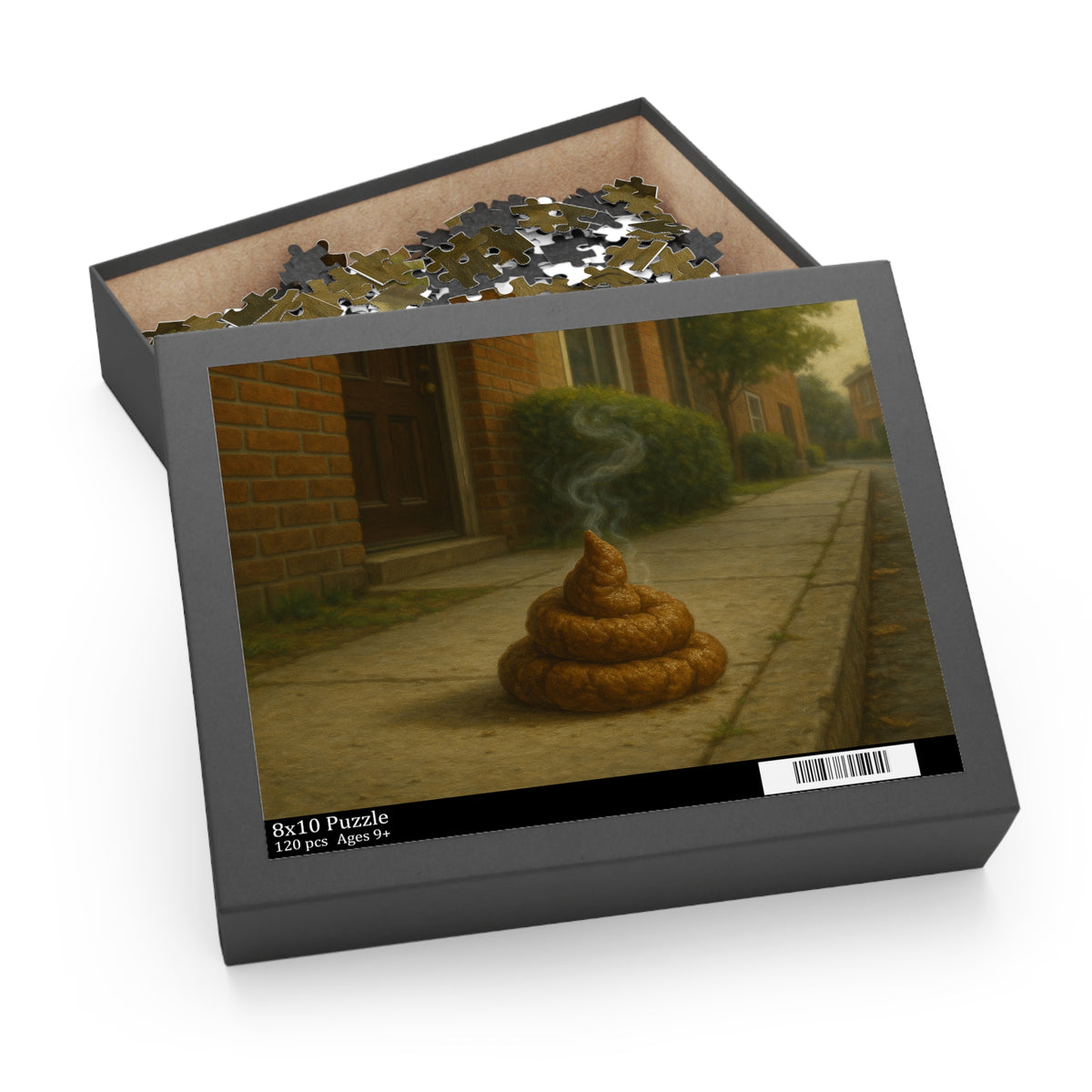 The Legendary Sidewalk Relic — Hyperreal Urban Poop Puzzle (120/252/500-Piece)