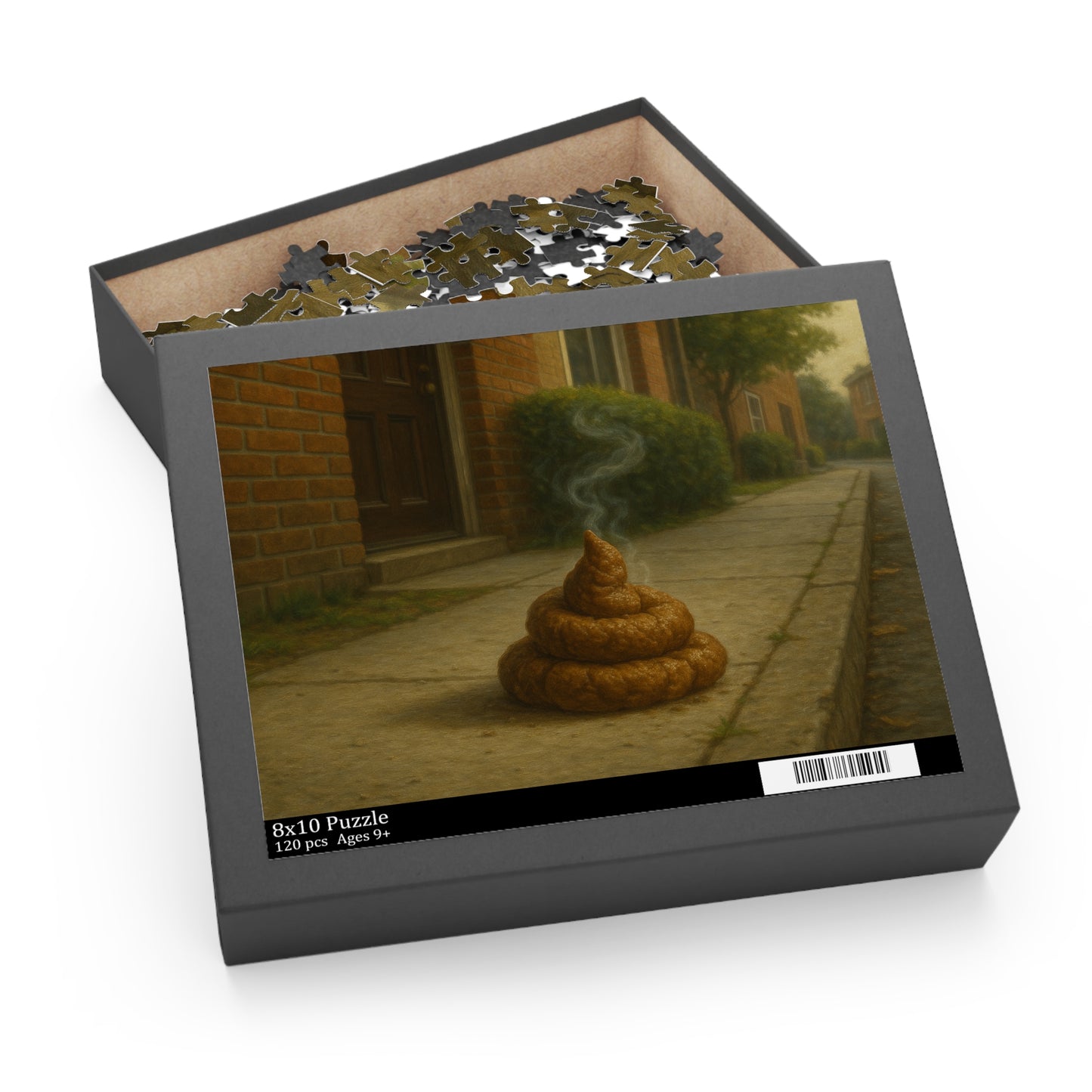 The Legendary Sidewalk Relic — Hyperreal Urban Poop Puzzle (120/252/500-Piece)
