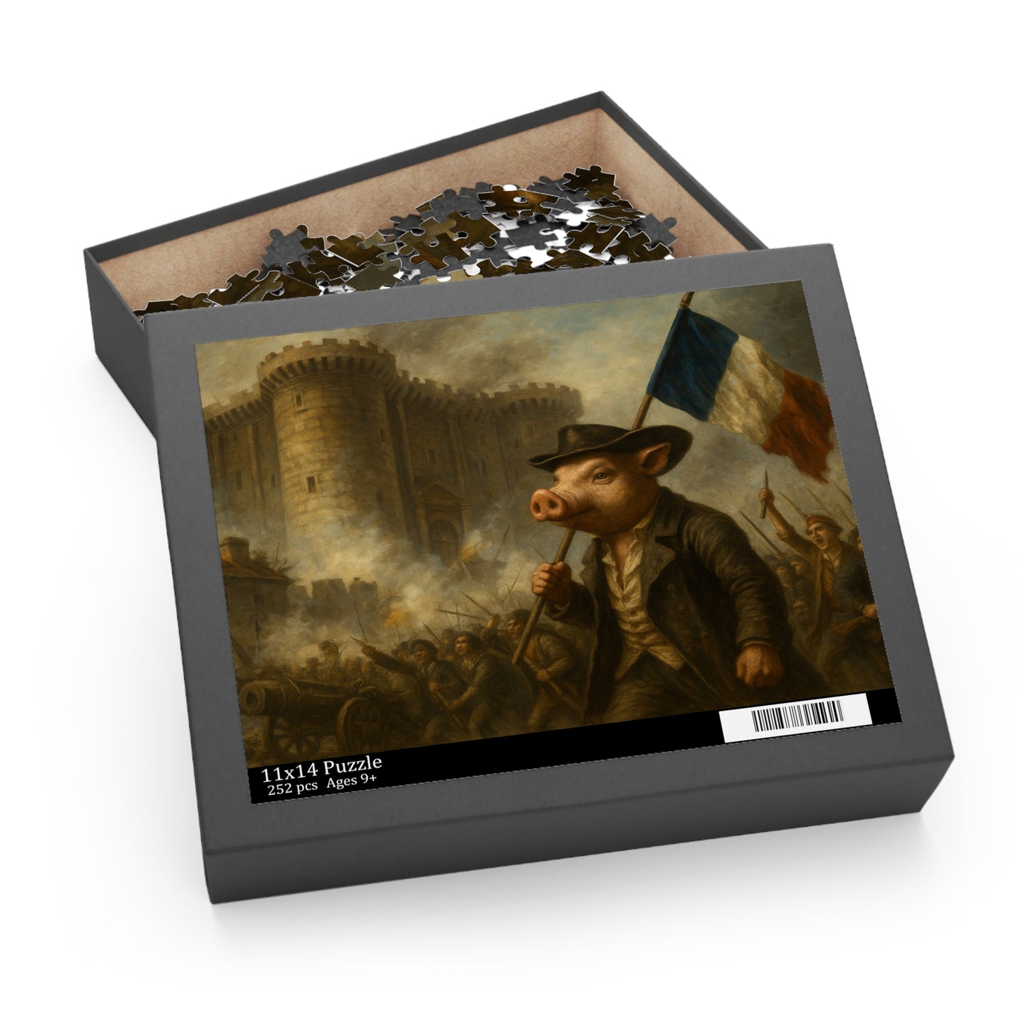 John Pork Leads the Bastille Charge (120/252/500-Piece)