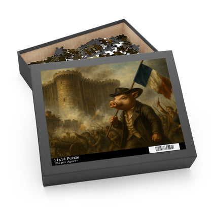 John Pork Leads the Bastille Charge (120/252/500-Piece)
