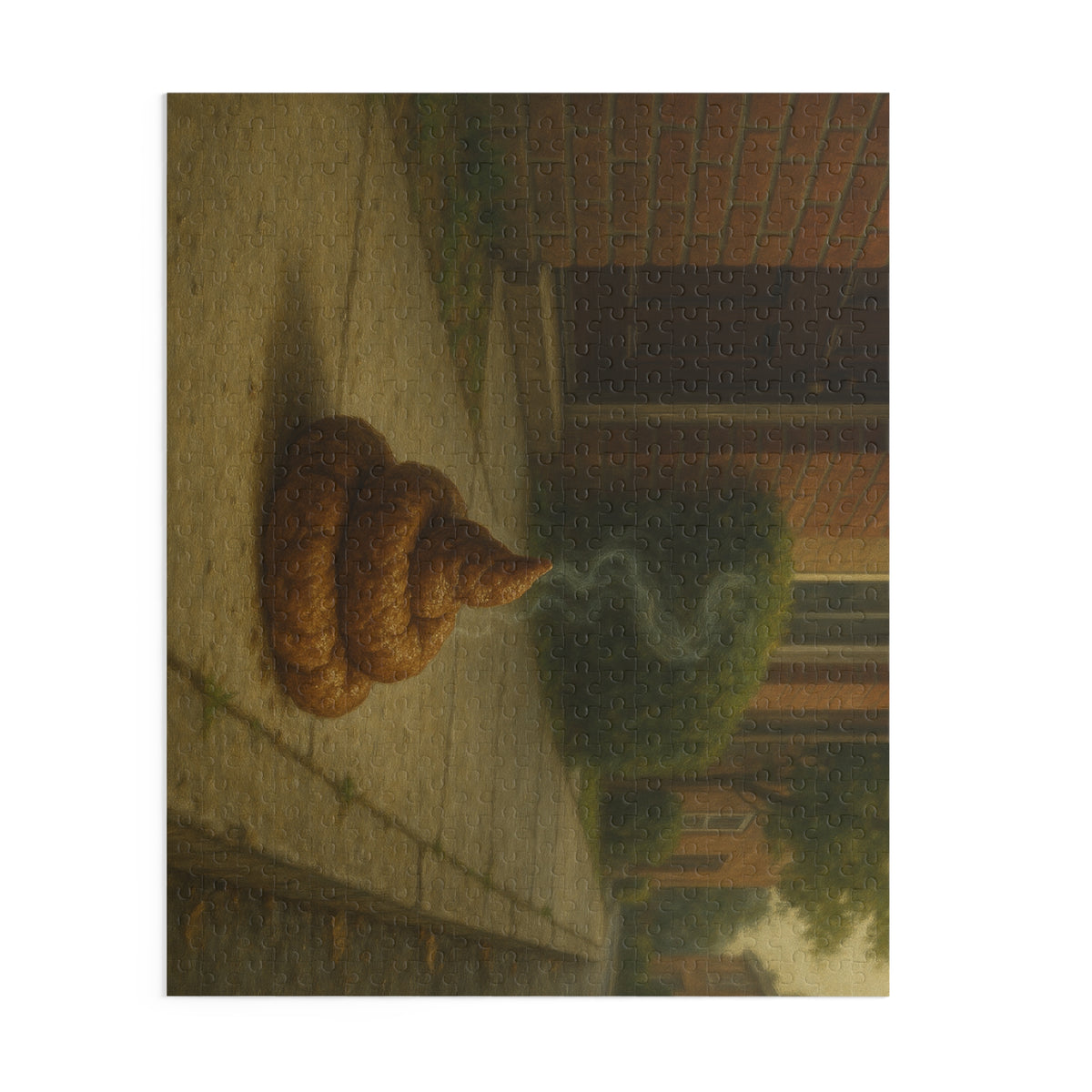 The Legendary Sidewalk Relic — Hyperreal Urban Poop Puzzle (120/252/500-Piece)